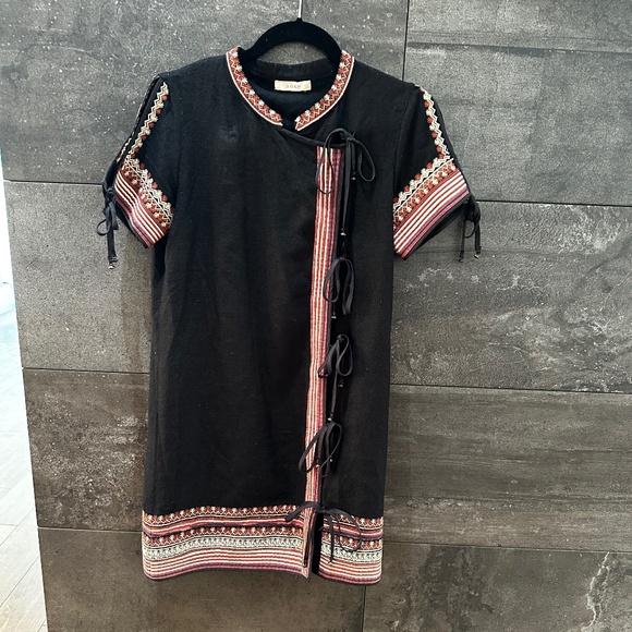 Doen La Paz Embroidered Mini Dress Size S cotton normal wear good condition bust - Picture 3 of 10